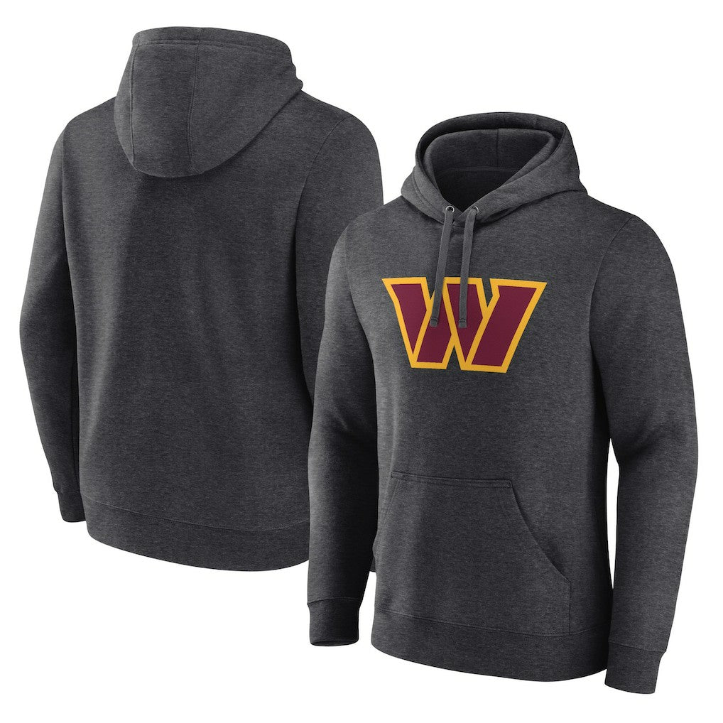 Washington Commanders Primary Logo Pullover Hoodie Charcoal