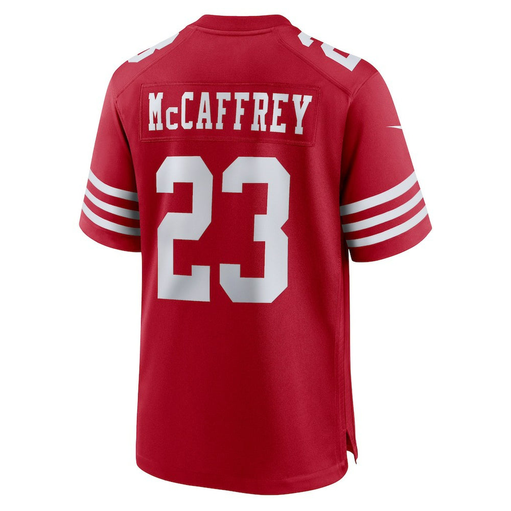 Christian McCaffrey San Francisco 49ers Game Player Jersey Scarlet