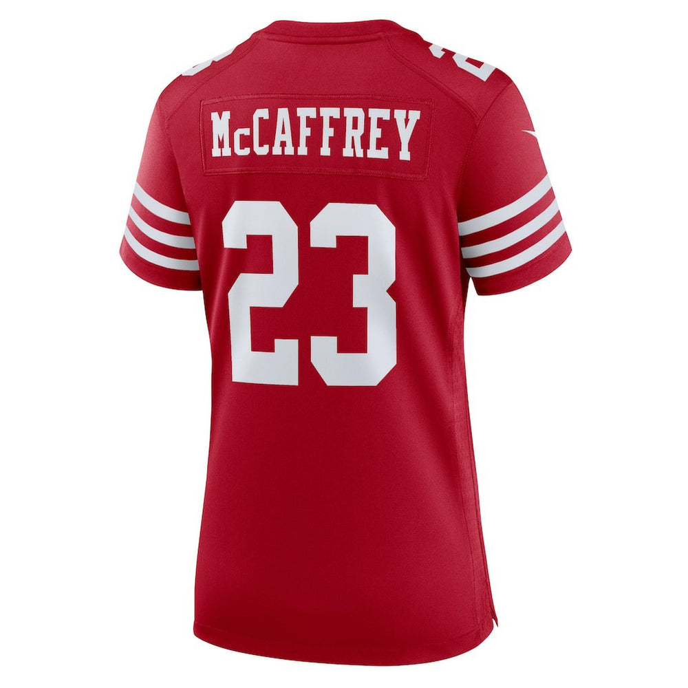 Christian McCaffrey San Francisco 49ers Women's Player Jersey Scarlet