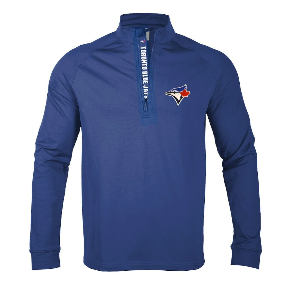 Toronto Blue Jays Levelwear Calibre Quarter-Zip Pullover Top - Royal Pullover