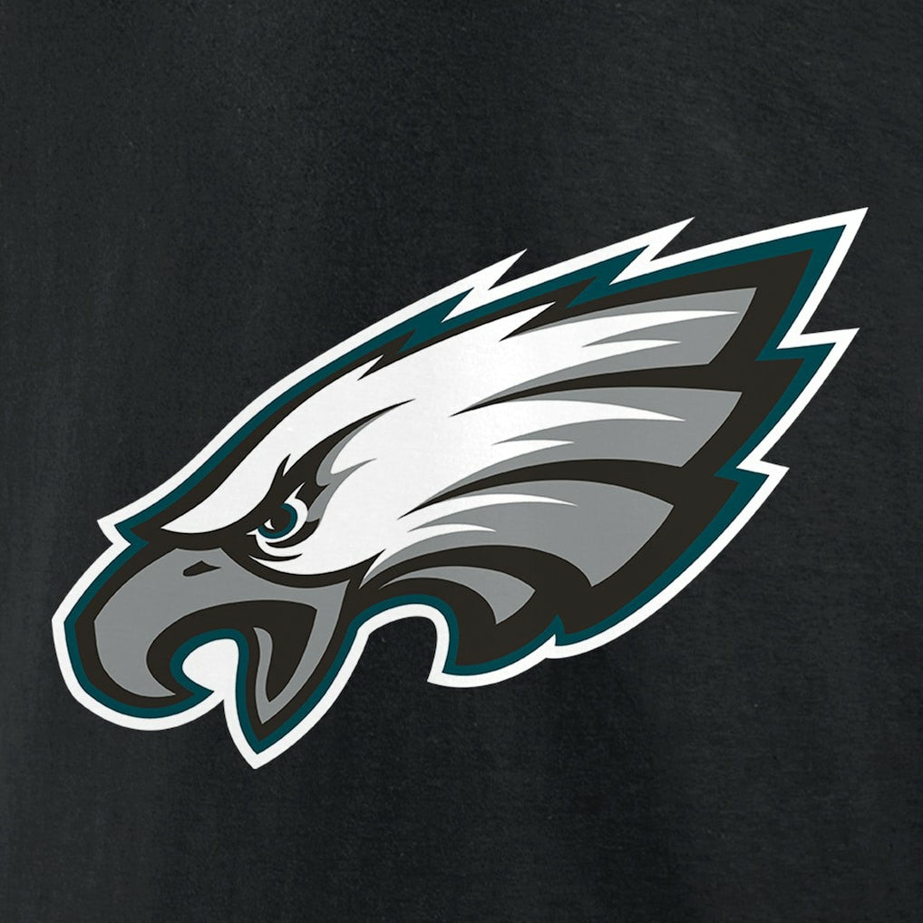 DeVonta Smith Philadelphia Eagles Icon Player Name & Number T-Shirt Black