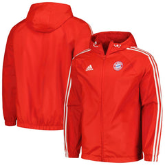 Bayern Munich 2023/24 DNA Raglan Full-Zip Windbreaker Red