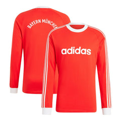 Bayern Munich Originals Energy Drop '70s Long Sleeve Jersey Red