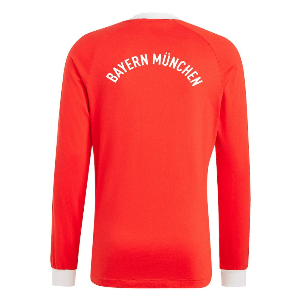Bayern Munich Originals Energy Drop '70s Long Sleeve Jersey Red
