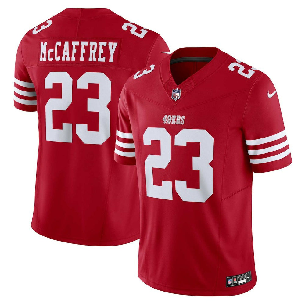 Christian McCaffrey San Francisco 49ers Vapor F.U.S.E. Limited Jersey Scarlet