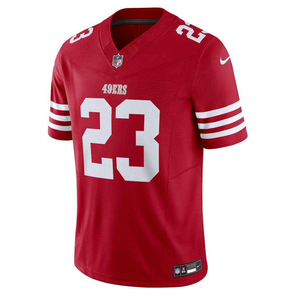 Christian McCaffrey San Francisco 49ers Vapor F.U.S.E. Limited Jersey Scarlet