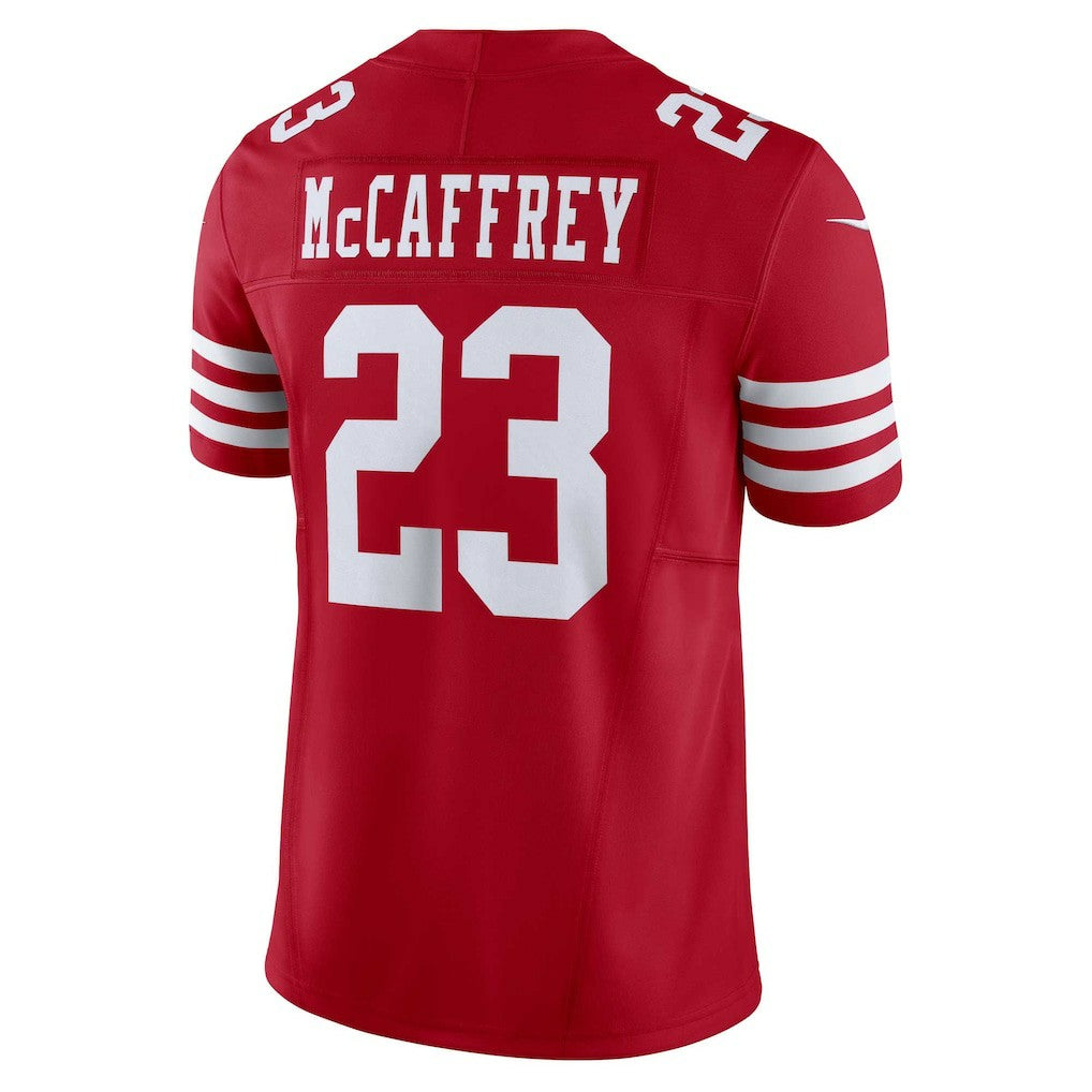 Christian McCaffrey San Francisco 49ers Vapor F.U.S.E. Limited Jersey Scarlet