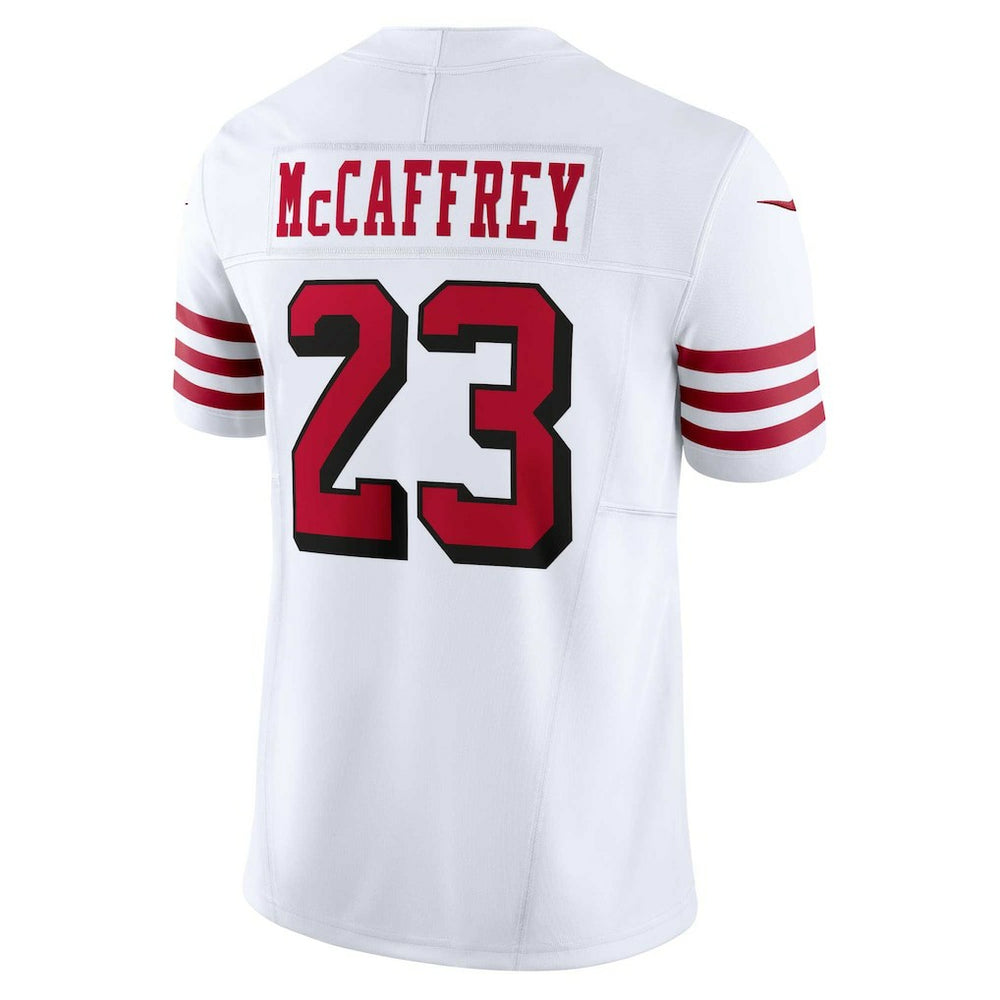 Christian McCaffrey San Francisco 49ers Vapor F.U.S.E. Limited 2nd Alternate Jersey White