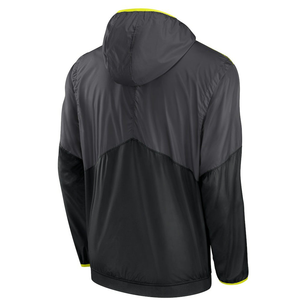 Cleveland Browns Volt Hoodie Half-Zip Jacket Anthracite