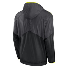 New York Jets Volt Hoodie Half-Zip Jacket Anthracite