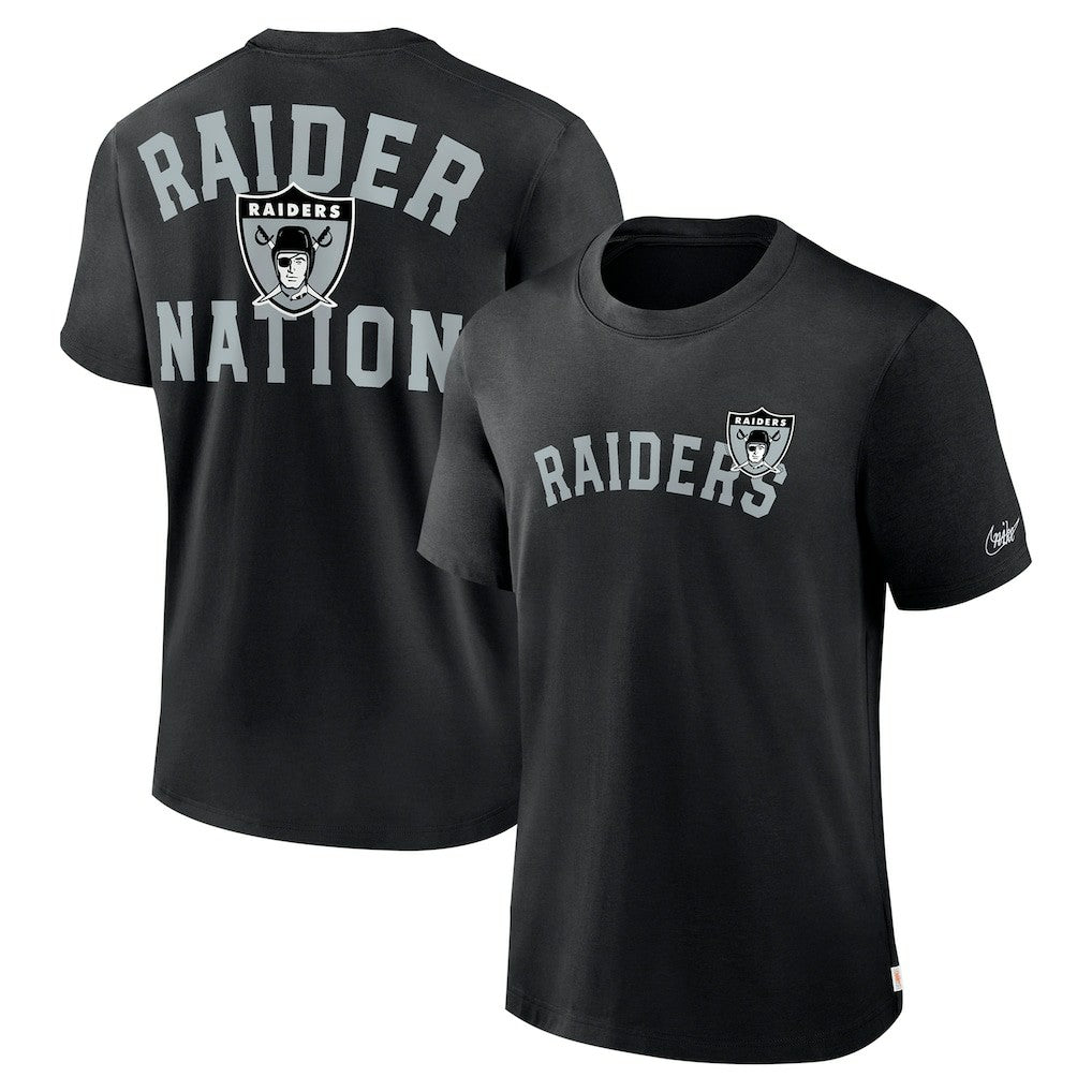 Las Vegas Raiders Rewind Slogan T-Shirt Black