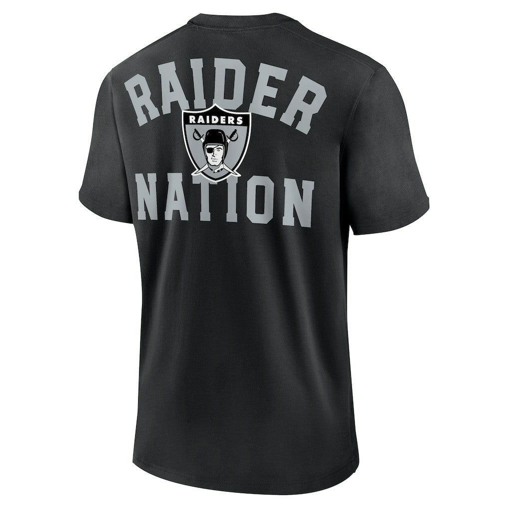Las Vegas Raiders Rewind Slogan T-Shirt Black
