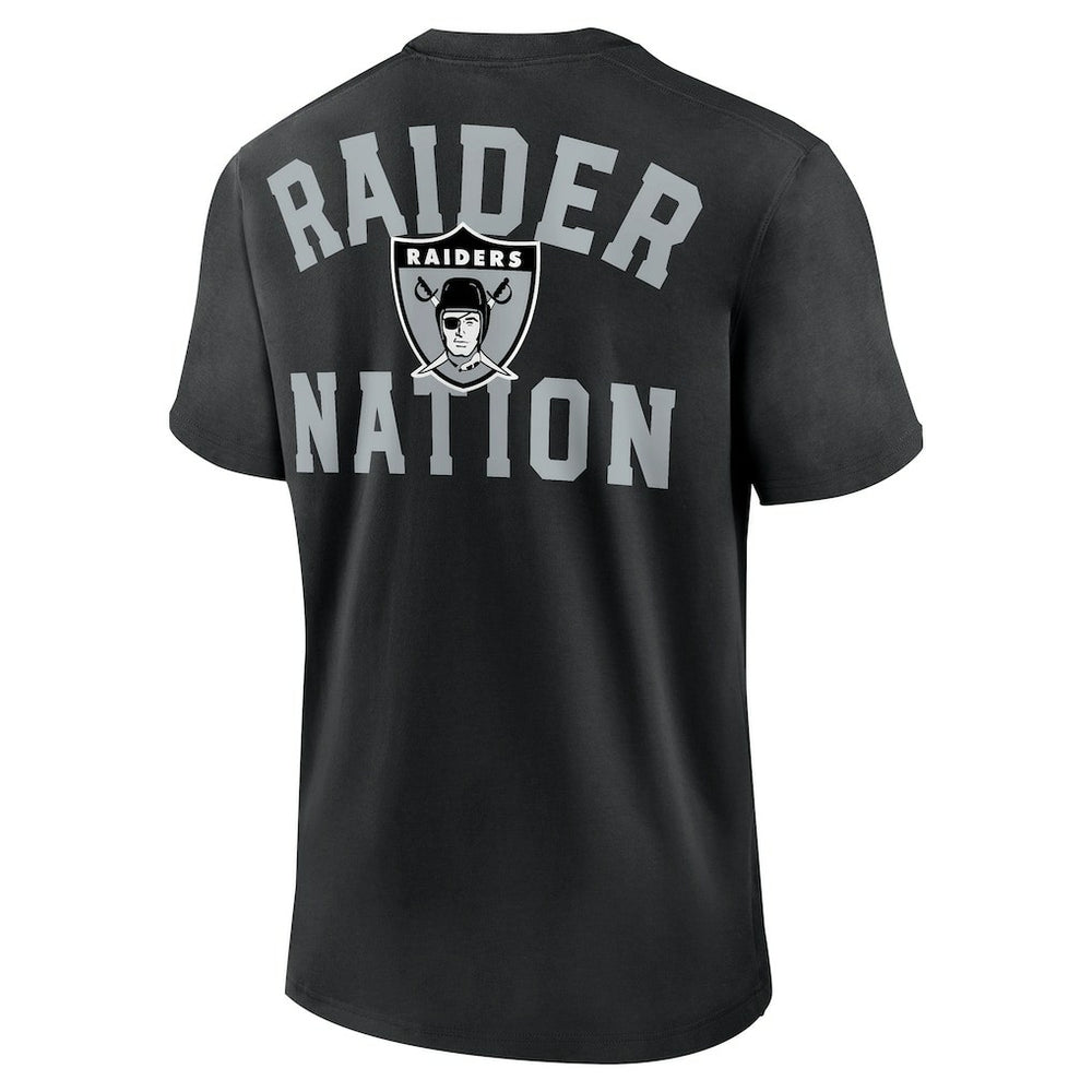 Las Vegas Raiders Rewind Slogan T-Shirt Black