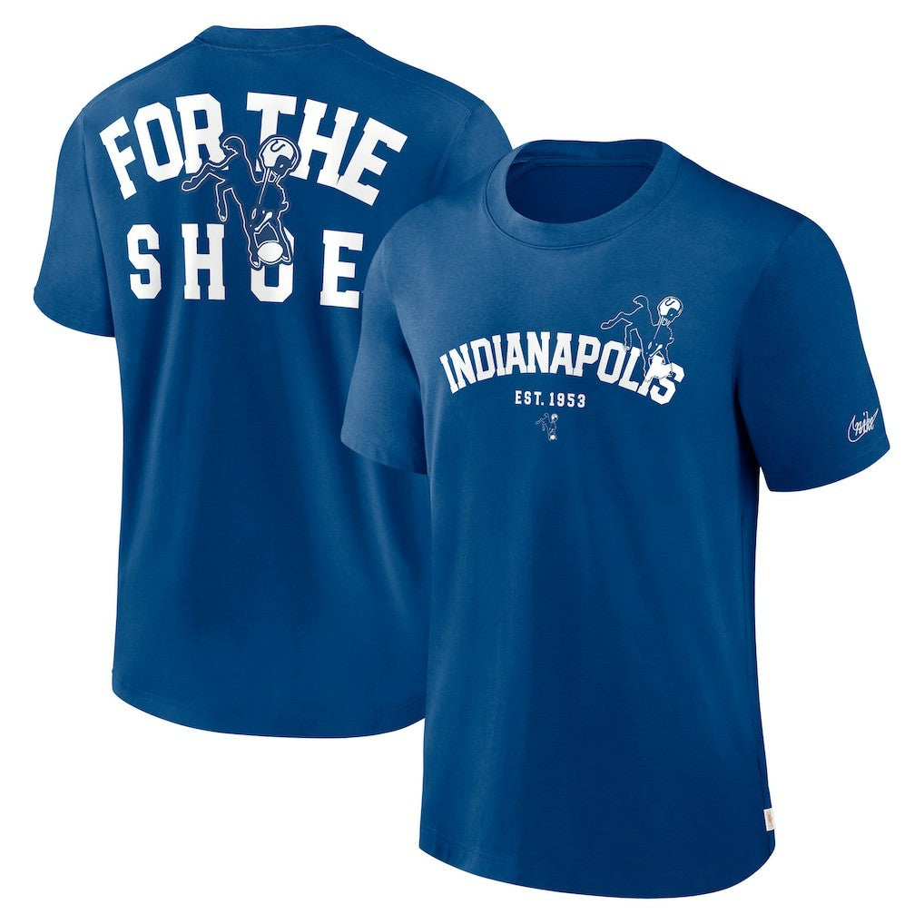 Indianapolis Colts Rewind Slogan T-Shirt Royal