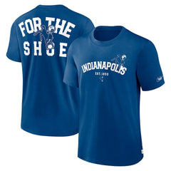 Indianapolis Colts Rewind Slogan T-Shirt Royal