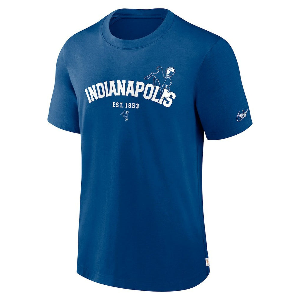 Indianapolis Colts Rewind Slogan T-Shirt Royal