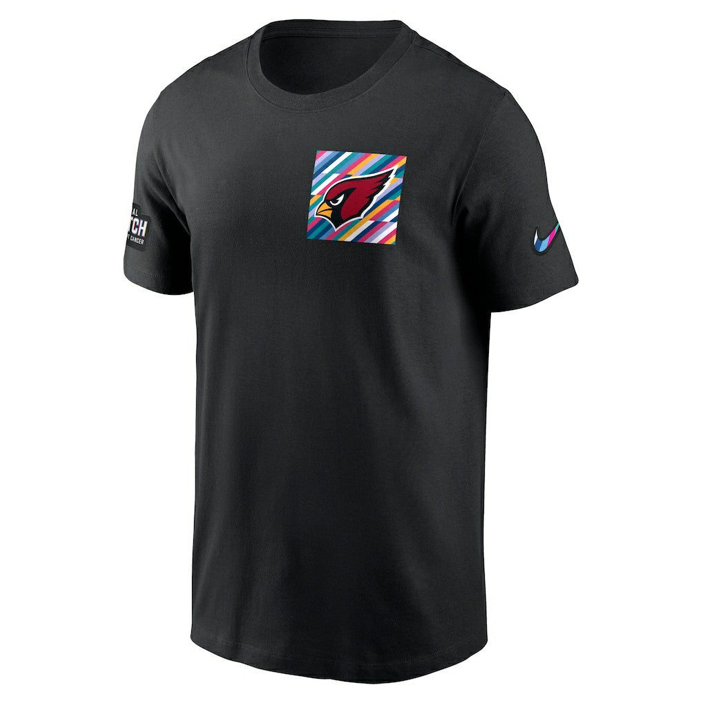 Arizona Cardinals Crucial Catch Sideline Tri-Blend T-Shirt Black