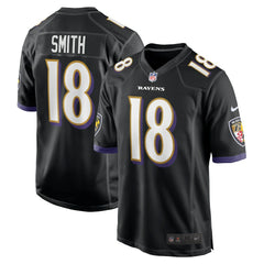 Roquan Smith Baltimore Ravens Alternate Game Jersey Black