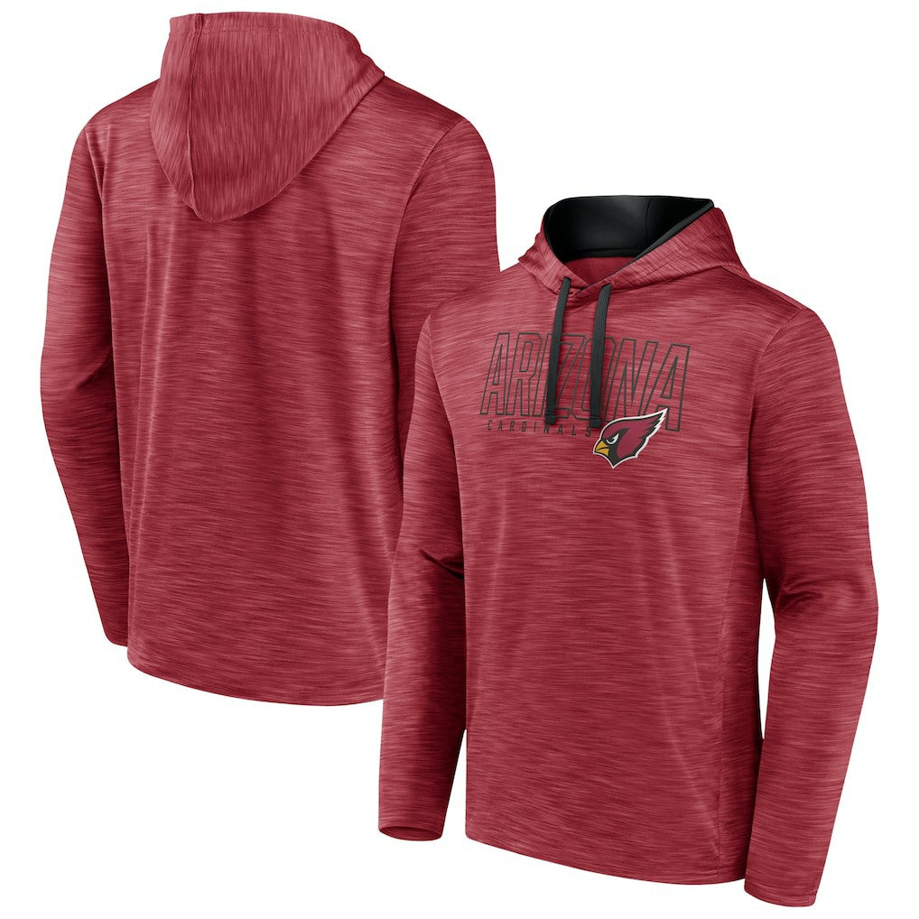 Arizona Cardinals Hook and Ladder Pullover Hoodie Heather Cardinal