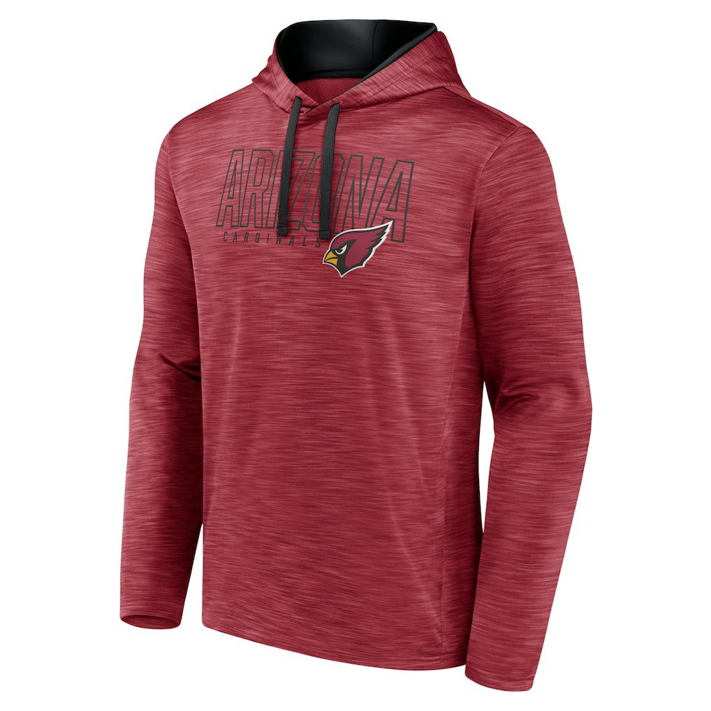 Arizona Cardinals Hook and Ladder Pullover Hoodie Heather Cardinal