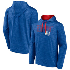 New York Giants Hook and Ladder Pullover Hoodie Heather Royal