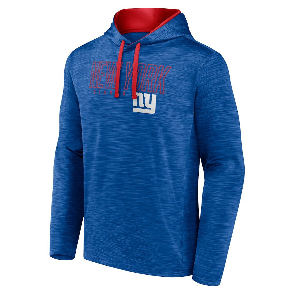 New York Giants Hook and Ladder Pullover Hoodie Heather Royal