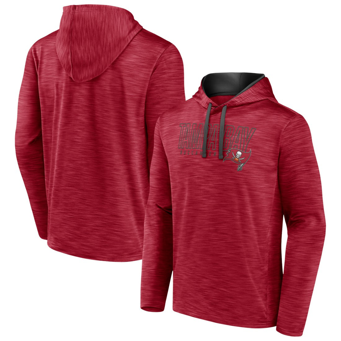 Tampa Bay Buccaneers Hook and Ladder Pullover Hoodie Heather Red