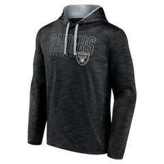 Las Vegas Raiders Hook and Ladder Pullover Hoodie Heather Black