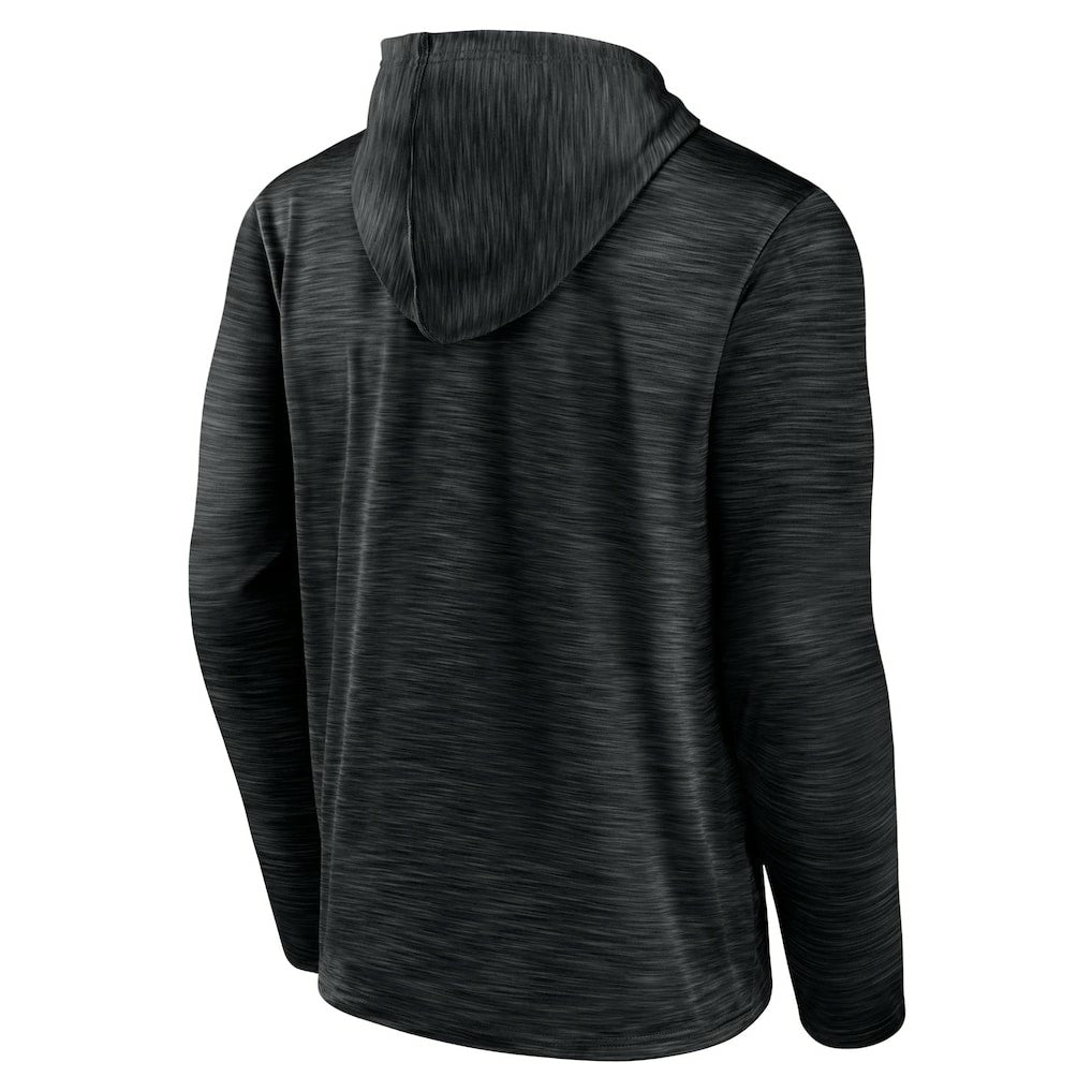 Las Vegas Raiders Hook and Ladder Pullover Hoodie Heather Black