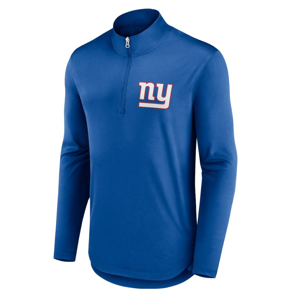 New York Giants Quarterback Quarter-Zip Top Royal