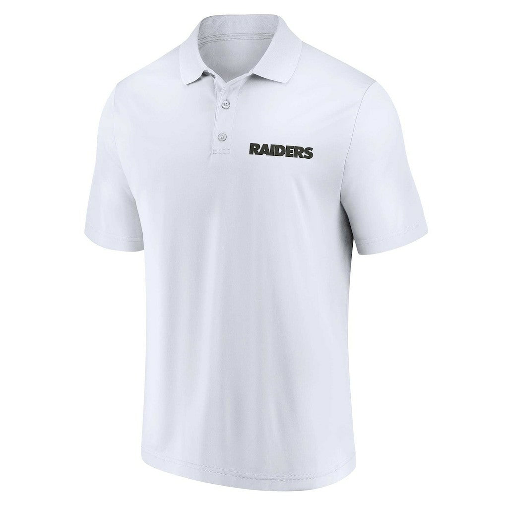 Las Vegas Raiders Lockup Two-Pack Polo Set White/Black