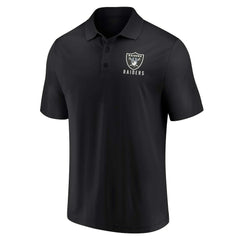 Las Vegas Raiders Lockup Two-Pack Polo Set White/Black