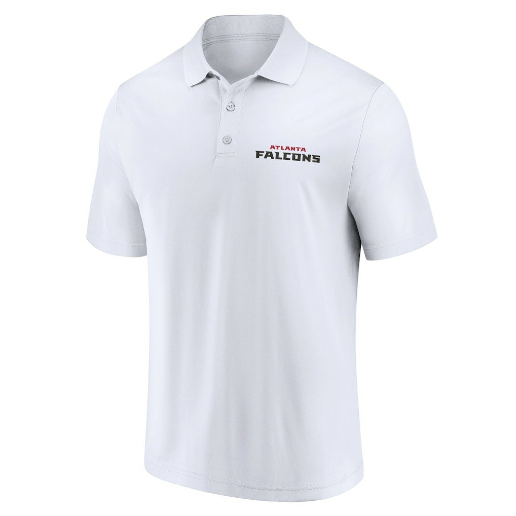 Atlanta Falcons Lockup Two-Pack Polo Set White/Black