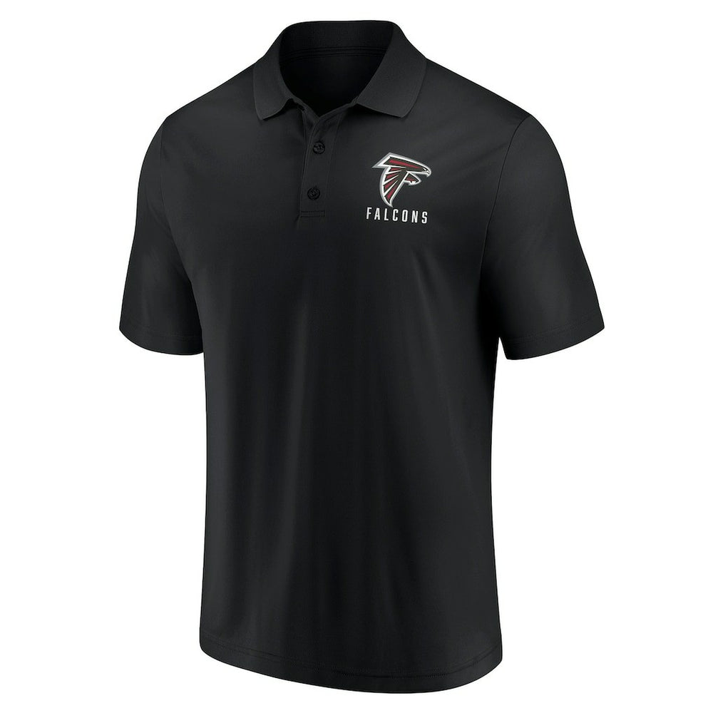 Atlanta Falcons Lockup Two-Pack Polo Set White/Black