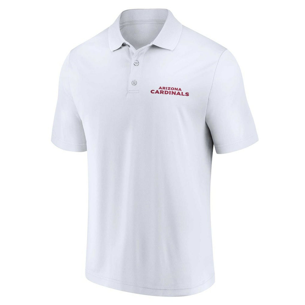 Arizona Cardinals Lockup Two-Pack Polo Set White/Cardinal