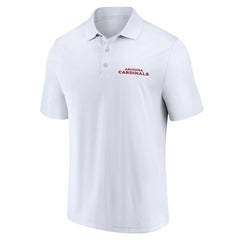 Arizona Cardinals Lockup Two-Pack Polo Set White/Cardinal