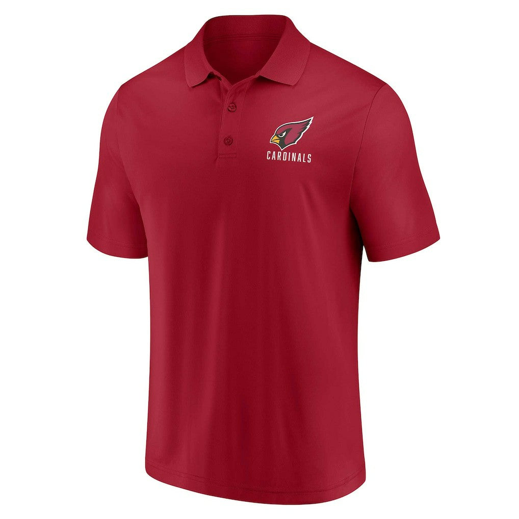 Arizona Cardinals Lockup Two-Pack Polo Set White/Cardinal
