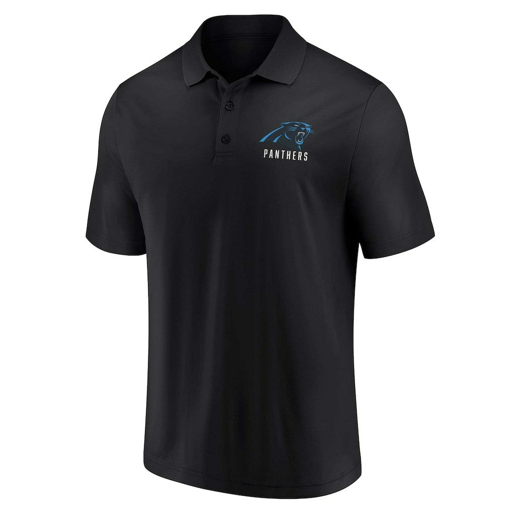 Carolina Panthers Lockup Two-Pack Polo Set White/Black