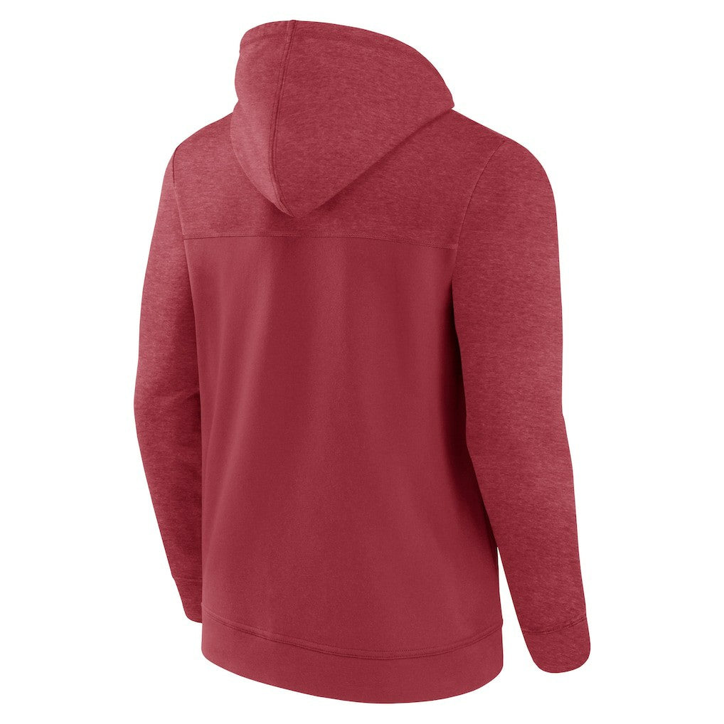 Arizona Cardinals Offensive Lineup Hoodie Full-Zip Hoodie Cardinal