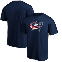 NHL Columbus Blue Jackets Primary Logo T-Shirt - Navy