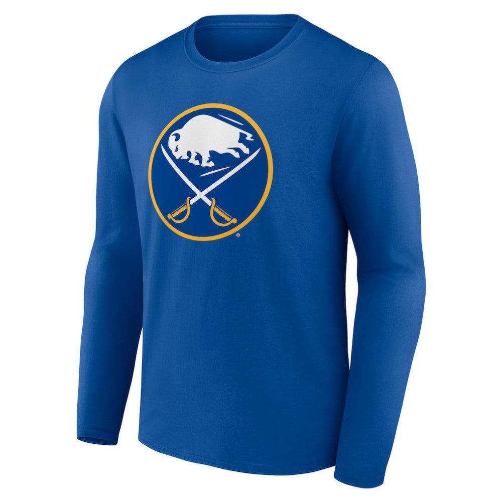 NHL Buffalo Sabres Primary Logo Team Long Sleeve T-Shirt - Royal
