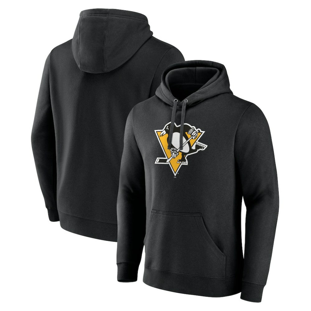 NHL Pittsburgh Penguins Primary Team Logo Pullover Hoodie - Black