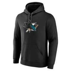 NHL San Jose Sharks Primary Team Logo Pullover Hoodie - Black