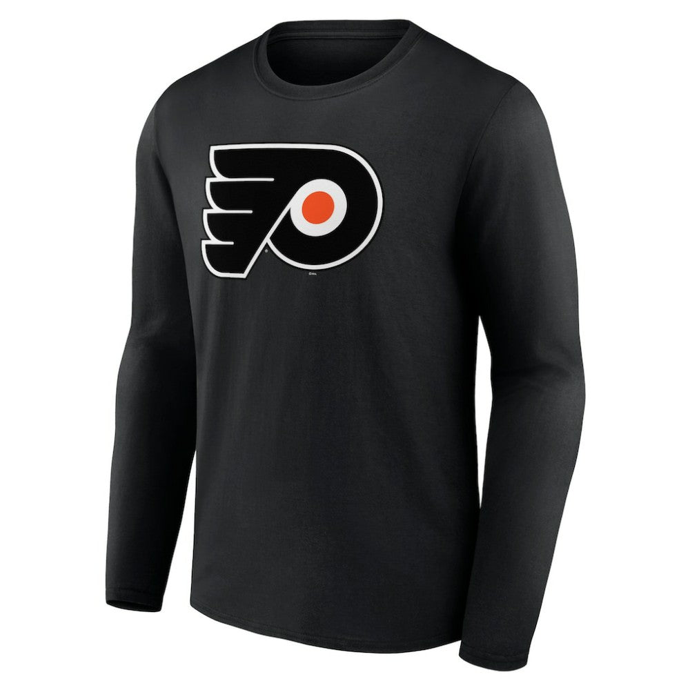 NHL Philadelphia Flyers Primary Logo Team Long Sleeve T-Shirt - Black