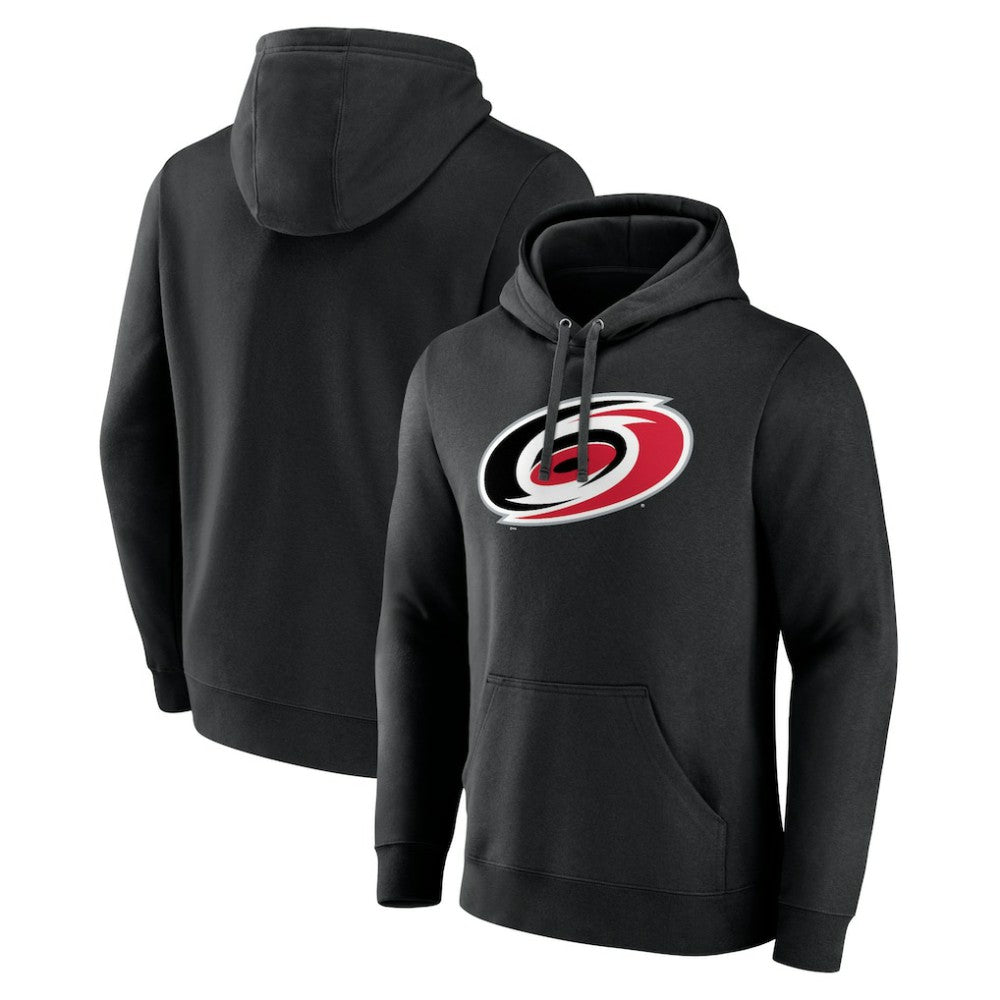 NHL Carolina Hurricanes Primary Team Logo Pullover Hoodie - Black