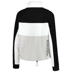 Chicago White Sox The Wild Collective Women's Color Block Half-Zip Jacket - Black/White Jackets