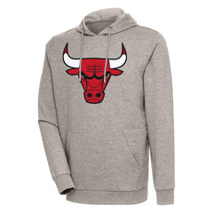 Chicago Bulls Antigua Action Pullover Hoodie Oatmeal