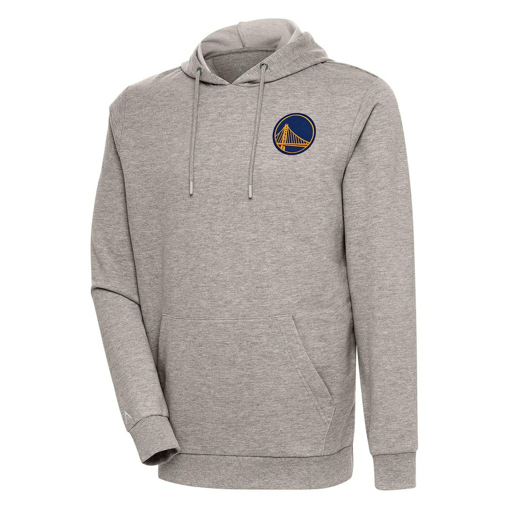 Golden State Warriors Antigua Action Pullover Hoodie Oatmeal