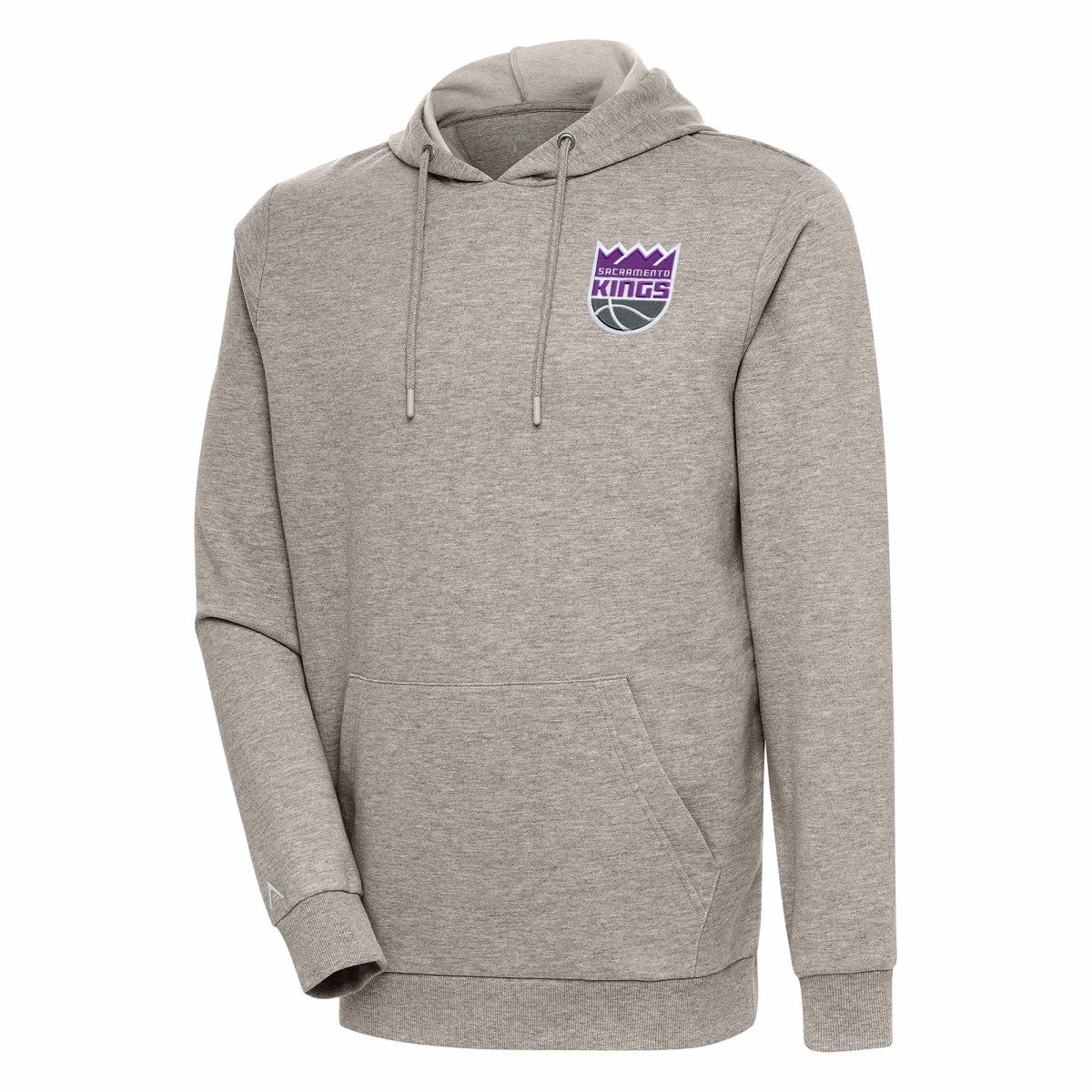 Sacramento Kings Antigua Action Pullover Hoodie Oatmeal