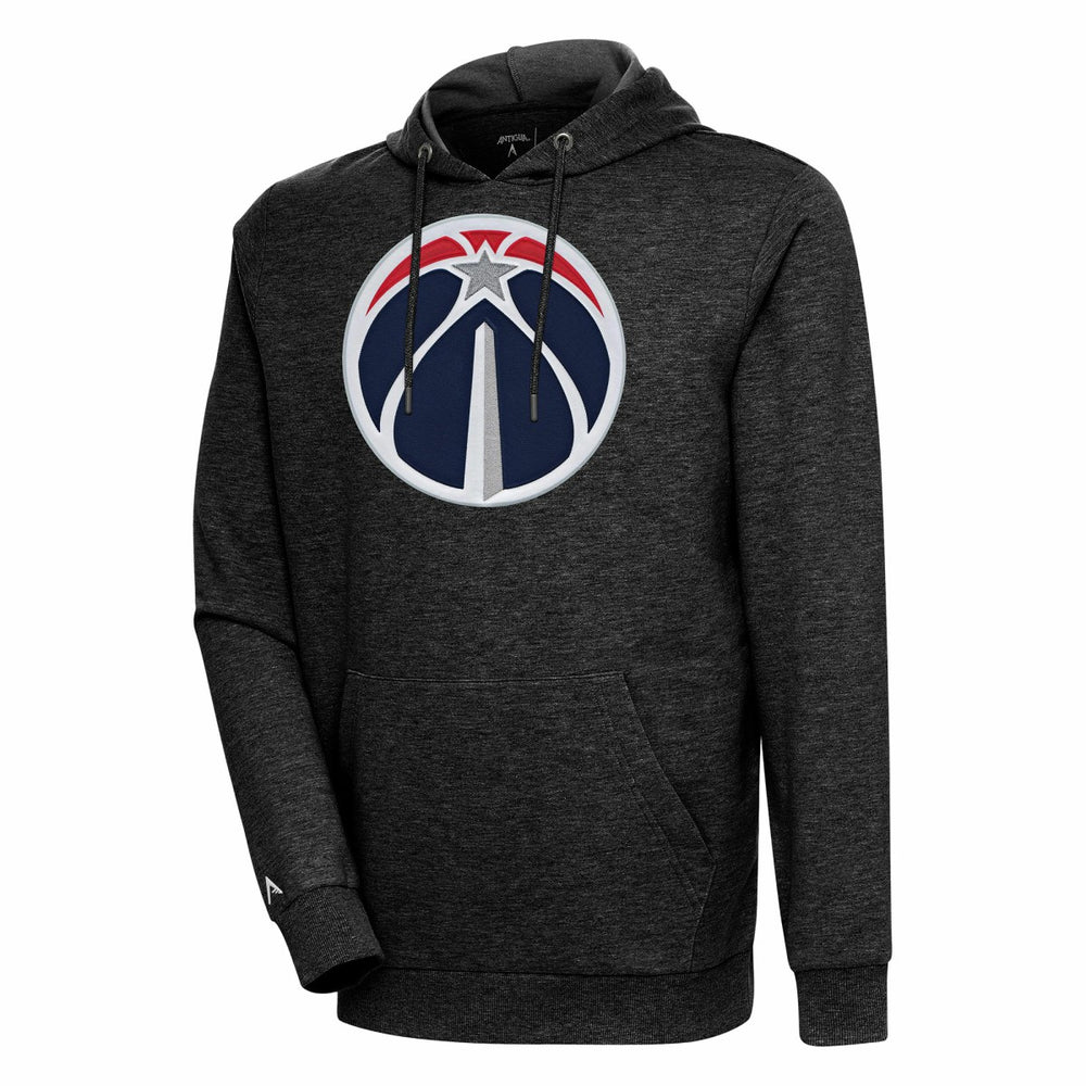 Washington Wizards Antigua Action Pullover Hoodie Heather Black